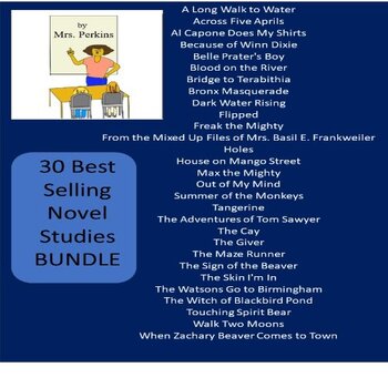 Preview of Novel Study Bundle - 30 of Our Top Selling Units