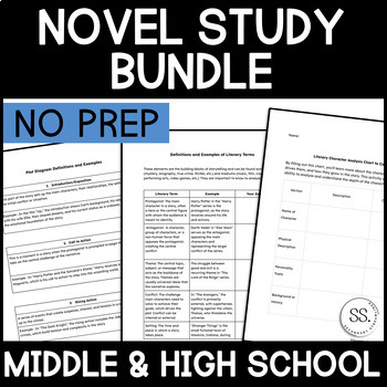 Preview of Novel Study Bundle