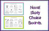 Novel Study Choice Boards
