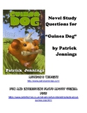 Novel Study Comprehension Questions for "Guinea Dog" by Pa