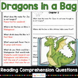 Reading Comprehension Novel Study Dragons in a Bag Great f