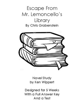 Preview of Novel Study: Escape From Mr. Lemoncello's Library