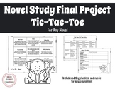 Novel Study Final Project Tic-Tac-Toe Board
