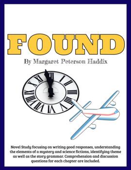 Preview of Novel Study: Found by Margaret Peterson Haddix