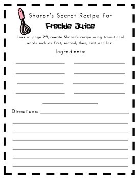 freckle juice pages