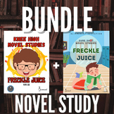 Novel Study - Freckle Juice (Judy Blume) -- Bundle