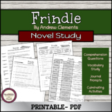 Novel Study: Frindle by Andrew Clements - Distance Learning