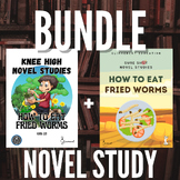 Novel Study - How to Eat Fried Worms (Thomas Rockwell) -- Bundle