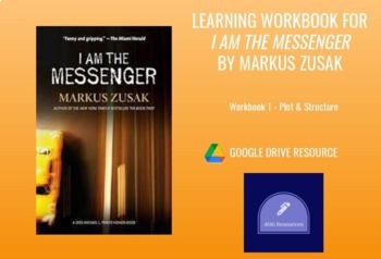 Preview of Novel Study - I am the Messenger by Markus Zusak - Plot & Structure Workbook 1