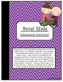 Novel Study Independent Activities Technology Integrated