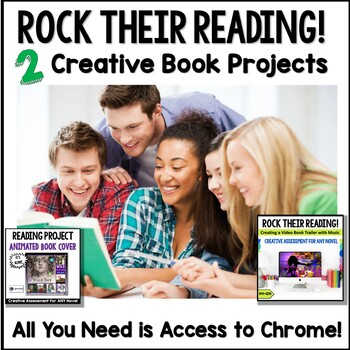 Preview of Fun Independent Reading Activities Using Technology - Book Report Alternatives