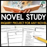 Novel Study - Inquiry/ Research Project for ANY Novel