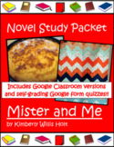 Novel Study - Mister and Me - Distance Learning