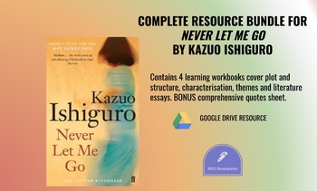 Preview of Novel Study - Never Let Me Go by Kazuo Ishiguro: COMPLETE RESOURCE BUNDLE