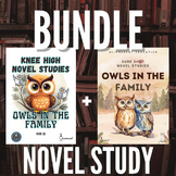 Novel Study - Owls in the Family BUNDLE
