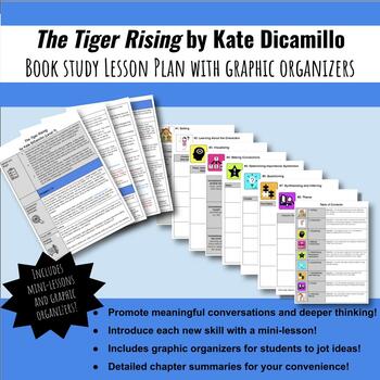 Preview of Novel Study Plan for The Tiger Rising by Kate DiCamillo (Level T)