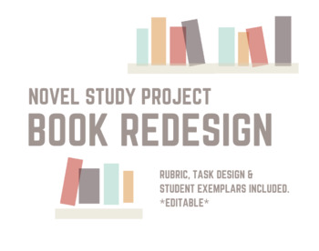 Preview of Novel Study Project | Book Redesign