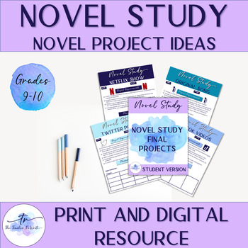 Preview of Novel Study Project Ideas