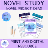 Novel Study Project Ideas