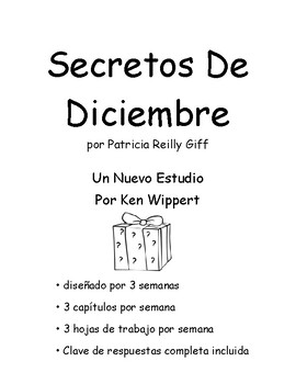 Preview of Novel Study: Secretos de Diciembre