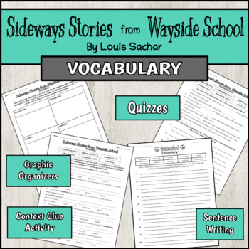 Sideways Stories from Wayside School Novel Study by Louis Sachar