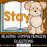 Reading Comprehension Novel Study Book Clubs | Stay by Bob
