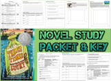 Novel Study Student Packet & Key - Three Times Lucky (Turn