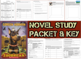 Novel Study Student Packet & Key for Zoobreak (Korman) - Level T