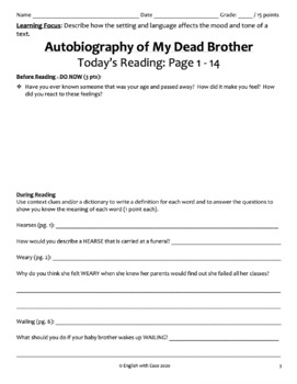 sample biography of a deceased brother