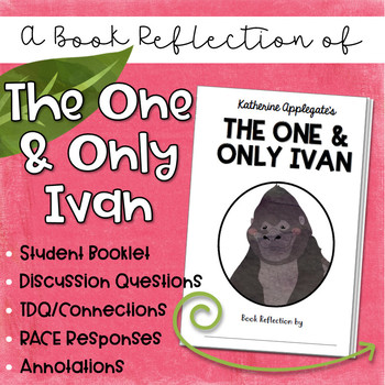 Preview of Novel Study: The One and Only Ivan by Katherine Applegate