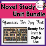 Novel Study Unit For Any Text - Print & Digital (Growing Bundle)
