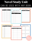 Novel Study Unit - Use With Any Book for the Entire Year!