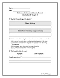Novel Study Worksheets for Sideways Stories from Wayside School
