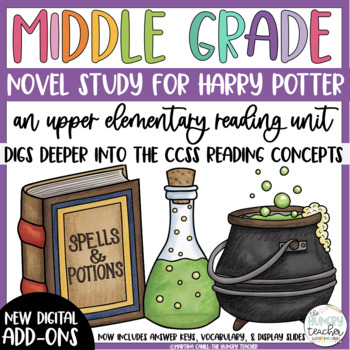 Preview of Novel Study and Reading Unit for Harry Potter Activities and Lesson Plans 5th