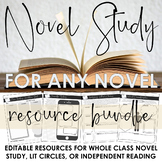 Novel Study for ANY Text, Lit Circles, Independent Reading
