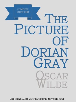 Preview of Novel Study to be used with The Picture of Dorian Gray by Oscar Wilde