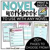 Novel Workbook for Any Book | Print & Digital Google Slide