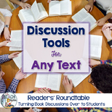 Novels - Reading and Discussion Tools for Any Text