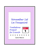 November 1st * Tombstone Project For French ~ La Toussaint