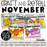 November Activities Retelling a Story  | Fall Sequencing |