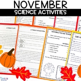 November Activities for Science
