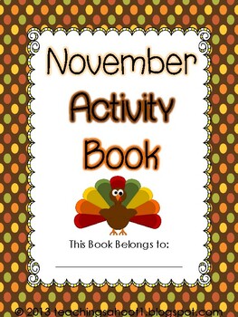 Preview of November Activity Book