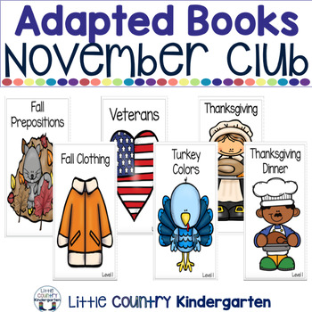 Preview of November Adapted Book Club