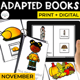November Adapted Books | Print + Digital Bundle | Special Ed