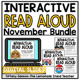 November BUNDLE Interactive Digital Read Aloud Slides GOOG