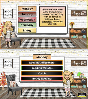 Preview of November Blended Literacy Centers (Daily 5)