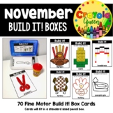 November Build it! Boxes