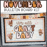 November Bulletin Board Display Kit // Retro November // R