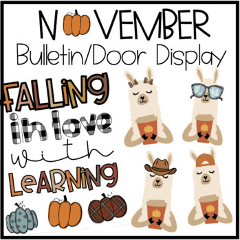 Preview of November Bulletin Board/Door Display
