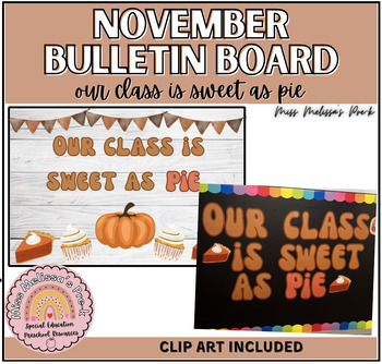 Preview of November Bulletin Board - Thanksgiving